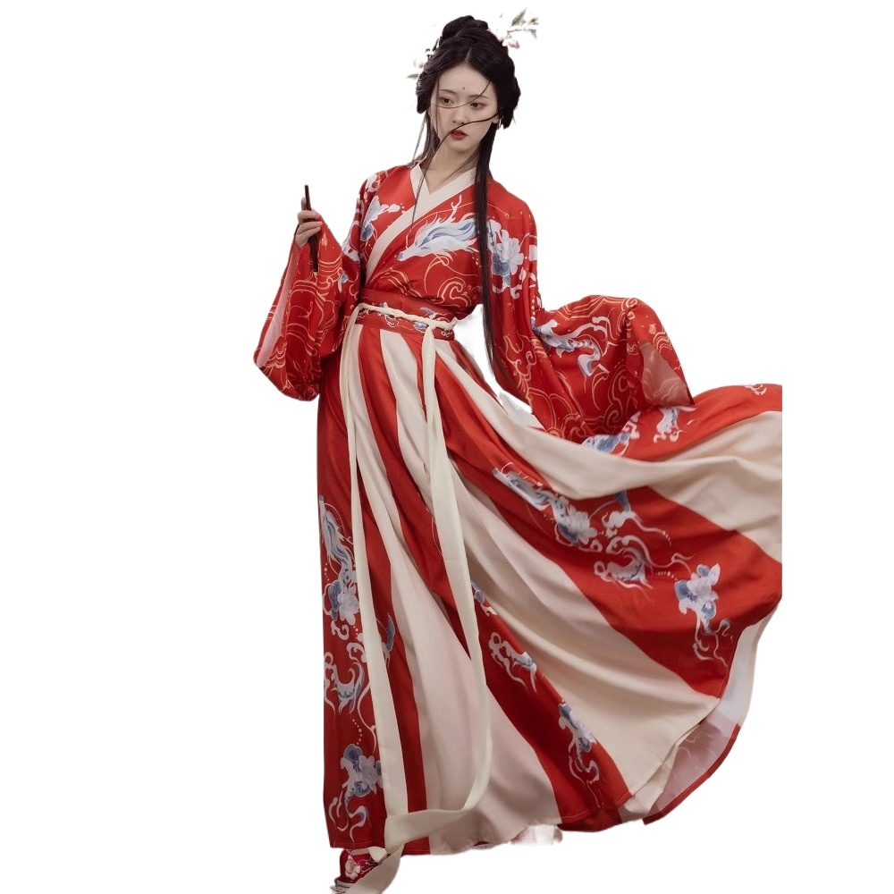 Ethnic Dress Fashion Show - 중국어 번체 의류 Hanfu 여성 요정