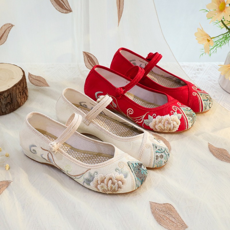 Ethnic Fashion For Women - 여성을위한 캐주얼 신발 패션 빈티지 우아한
