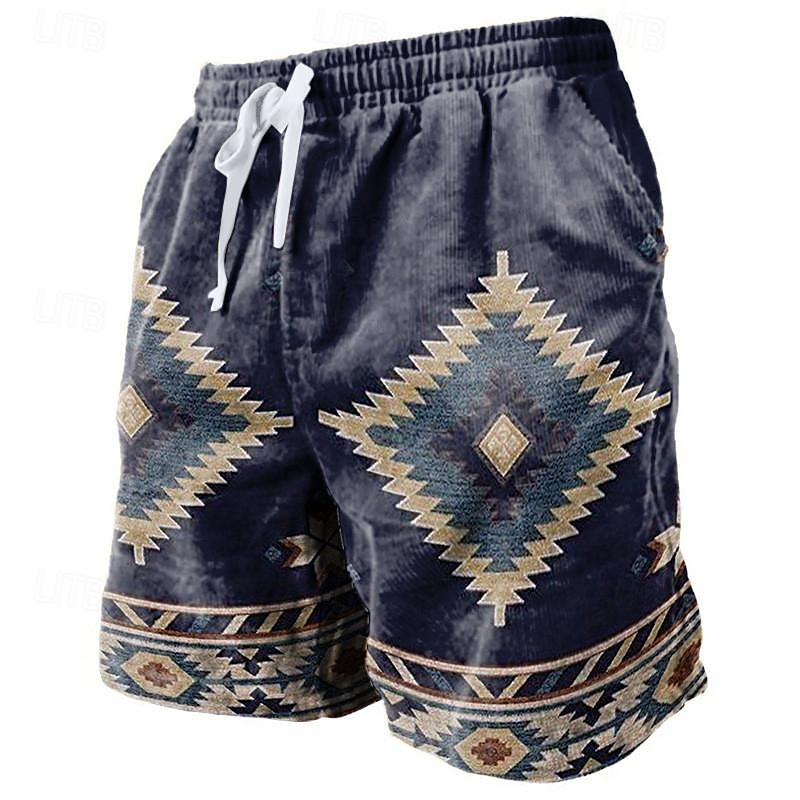 레트로 인도 민족 스타일 남성용 비치 반바지 여름 패션 - Kids Ethnic Fashion 리뷰 및 가격