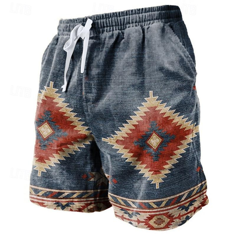 레트로 인도 민족 스타일 남성용 비치 반바지 여름 패션 - Kids Ethnic Fashion 리뷰 및 가격