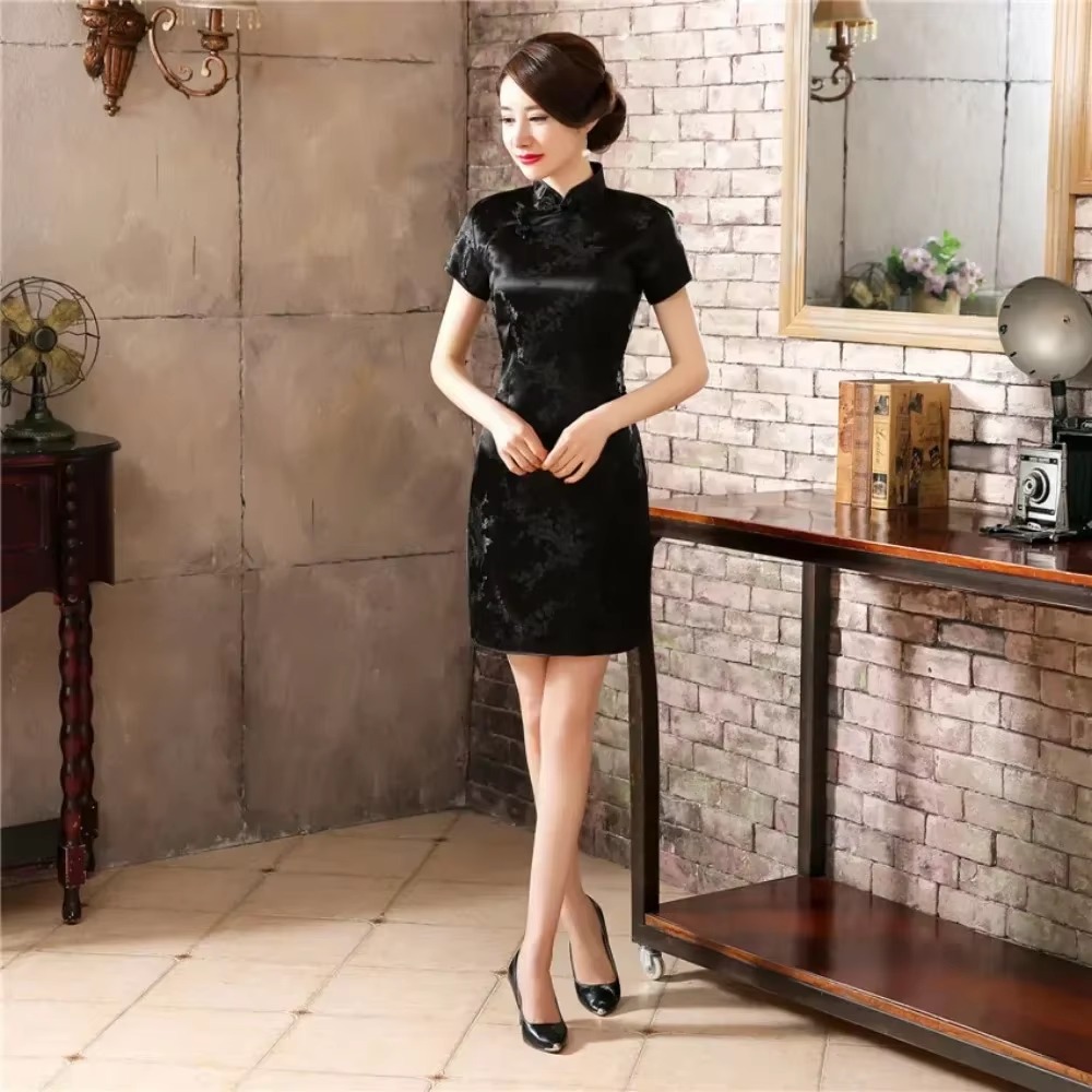 파티 무대 쇼 코스프레 치파오 중국 치파오 빈티지 원피 - Ethnic Dress Fashion Show 리뷰 및 가격