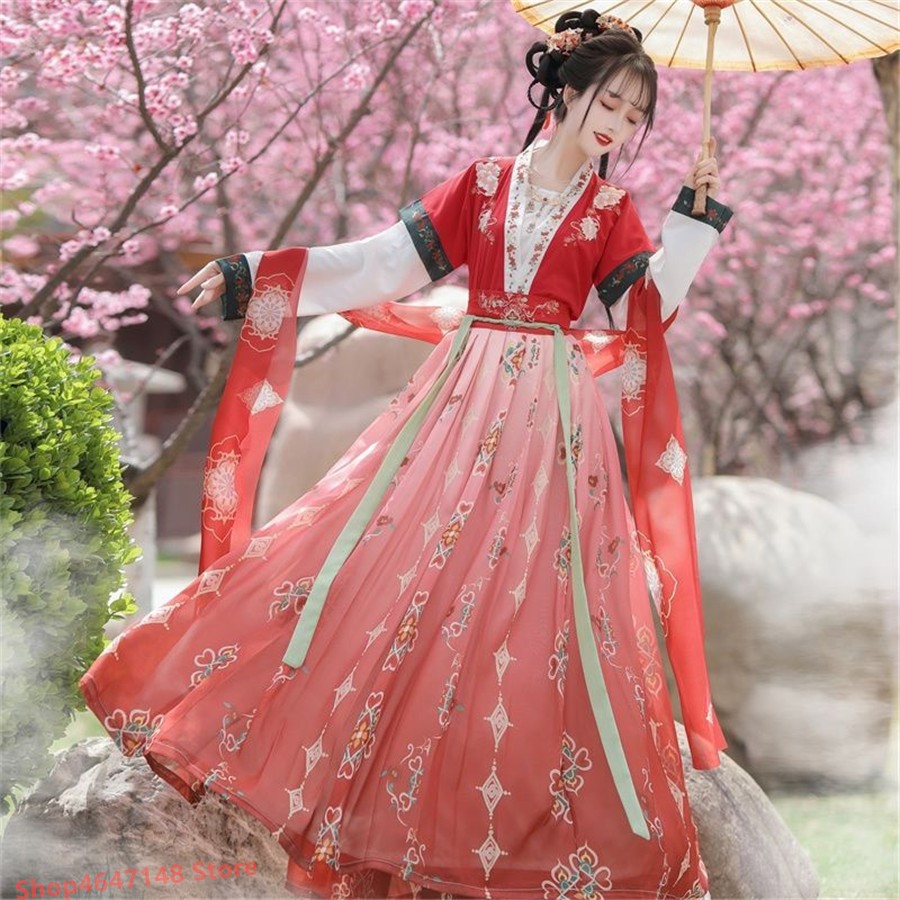 Hanfu 중국 전통 드레스 코스프레 의상 민족 스타일 - Ethnic Dress Fashion Show 리뷰 및 가격