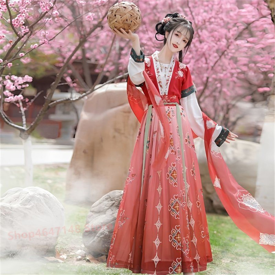 Hanfu 중국 전통 드레스 코스프레 의상 민족 스타일 - Ethnic Dress Fashion Show 리뷰 및 가격