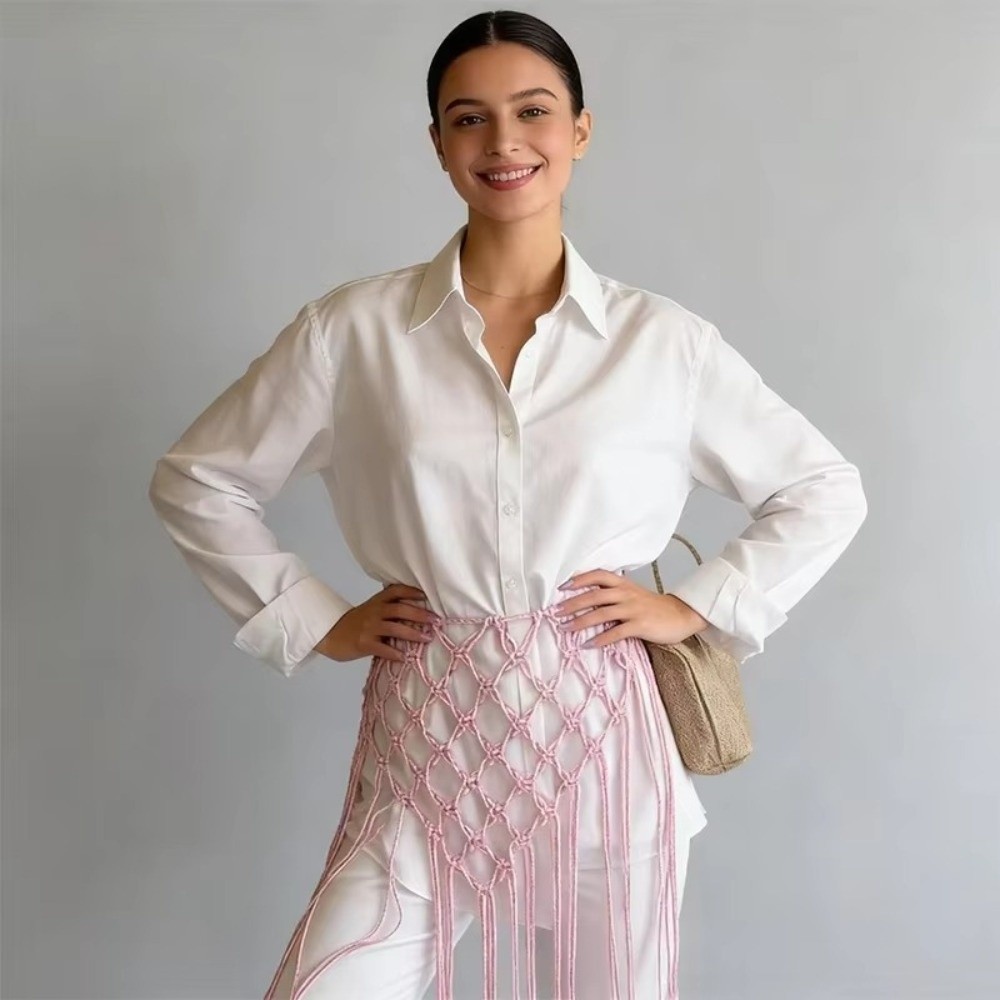 패션 보헤미안 네트 프린지 허리띠 장식 태슬 에스닉 디 - Ethnic Fashion Designer 리뷰 및 가격