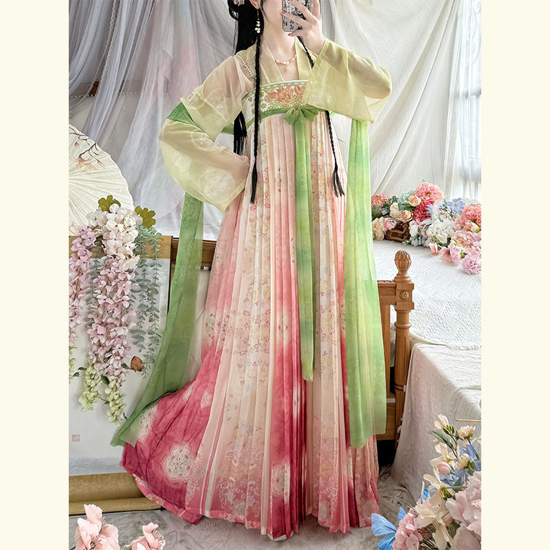 2026 새로운 중국 전통 의상 요정 인쇄 Hanfu  - Ethnic Dress Fashion Show 리뷰 및 가격