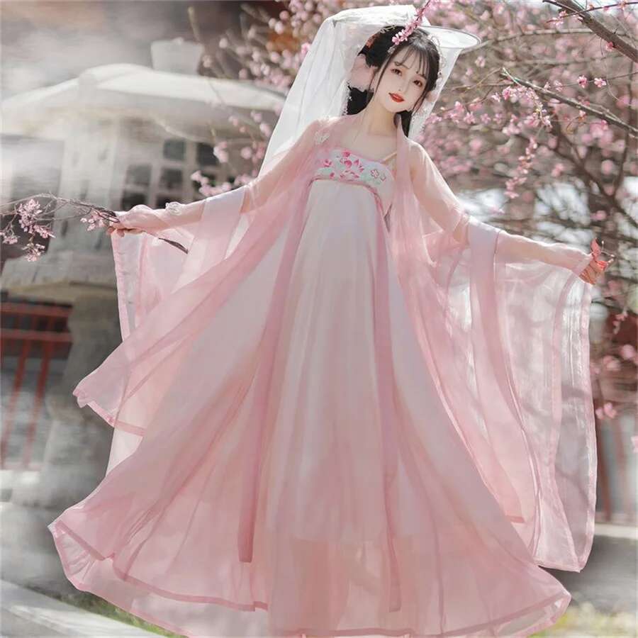 Hanfu 중국 전통 드레스 코스프레 의상 민족 스타일 - Ethnic Dress Fashion Show 리뷰 및 가격
