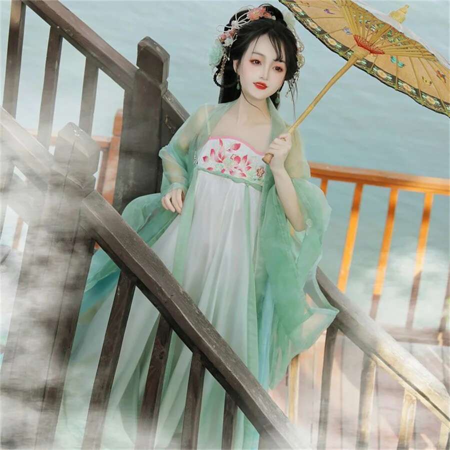 Hanfu 중국 전통 드레스 코스프레 의상 민족 스타일 - Ethnic Dress Fashion Show 리뷰 및 가격