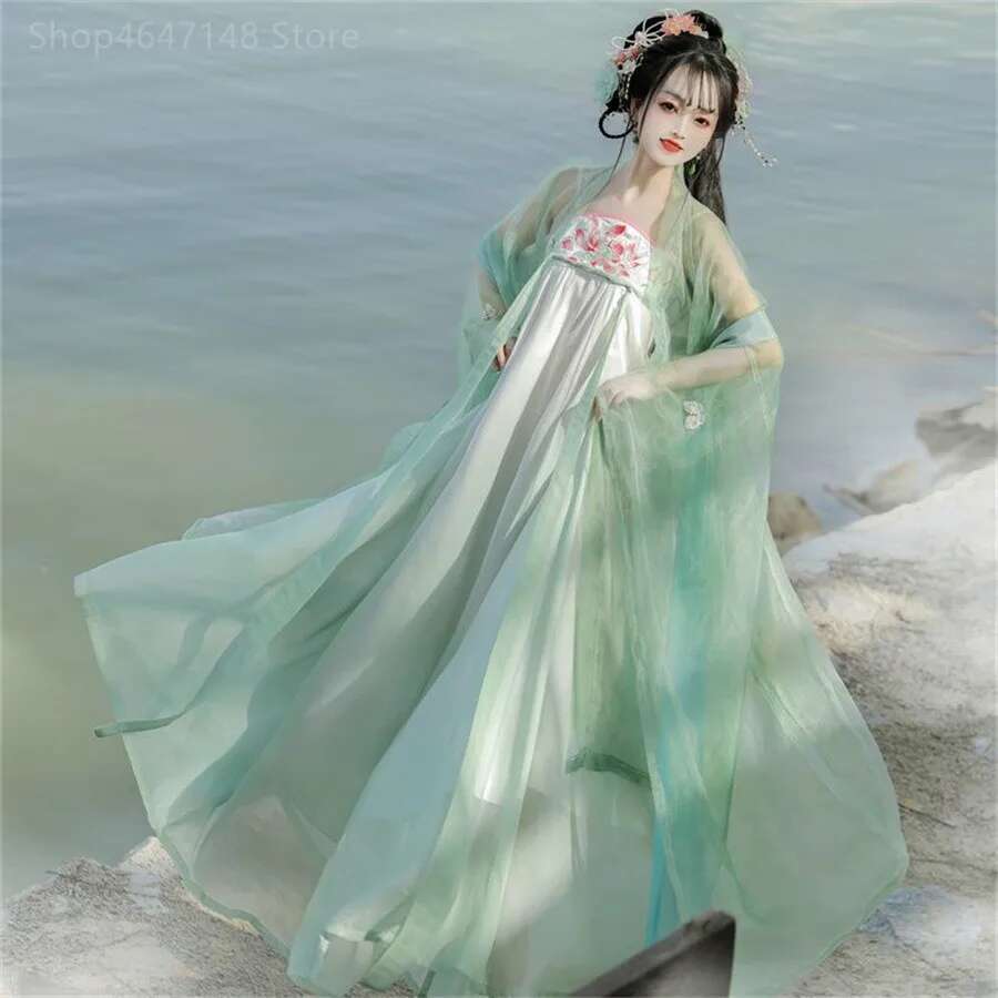 Hanfu 중국 전통 드레스 코스프레 의상 민족 스타일 - Ethnic Dress Fashion Show 리뷰 및 가격