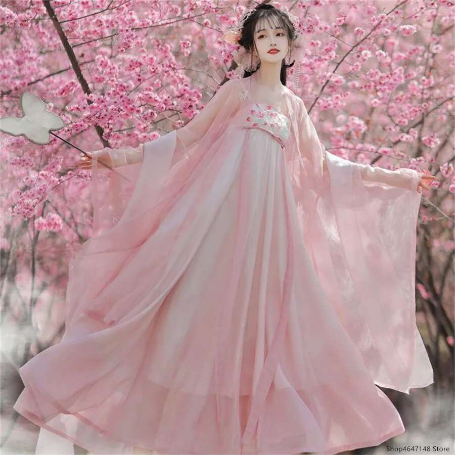 Hanfu 중국 전통 드레스 코스프레 의상 민족 스타일 - Ethnic Dress Fashion Show 리뷰 및 가격